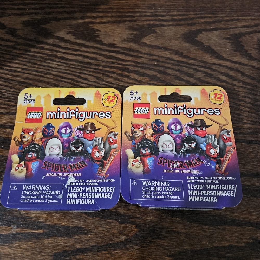 Lego Spiderman Minifigures. Never Opened PRICE FOR BOTH